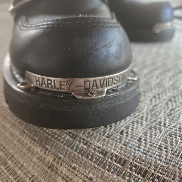 Harley-Davidson Black Buckle Leather Boots - Picture 13 of 16